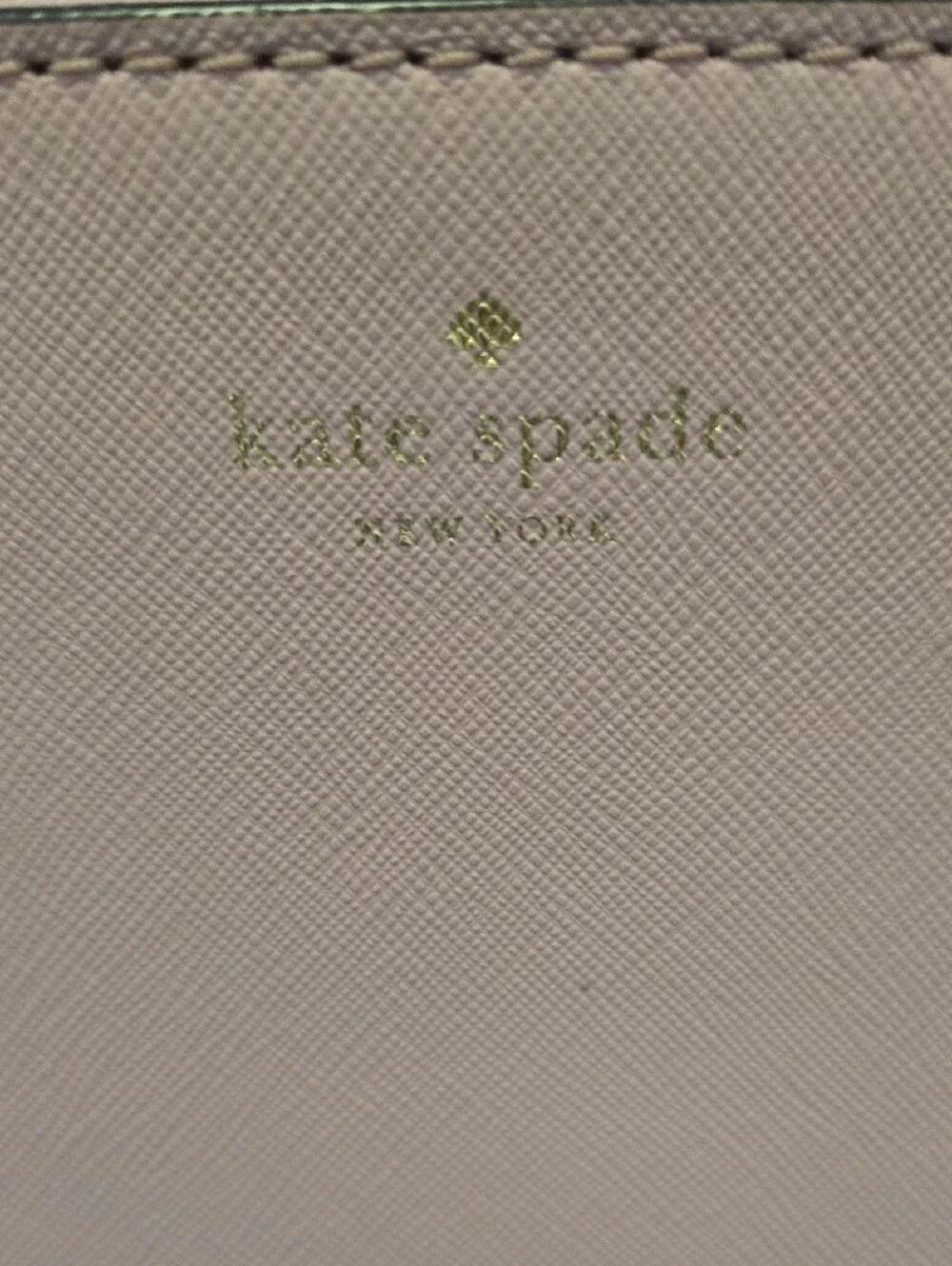kate spade Laurel Way Jeweled Small blush pink satchel with gold hardware